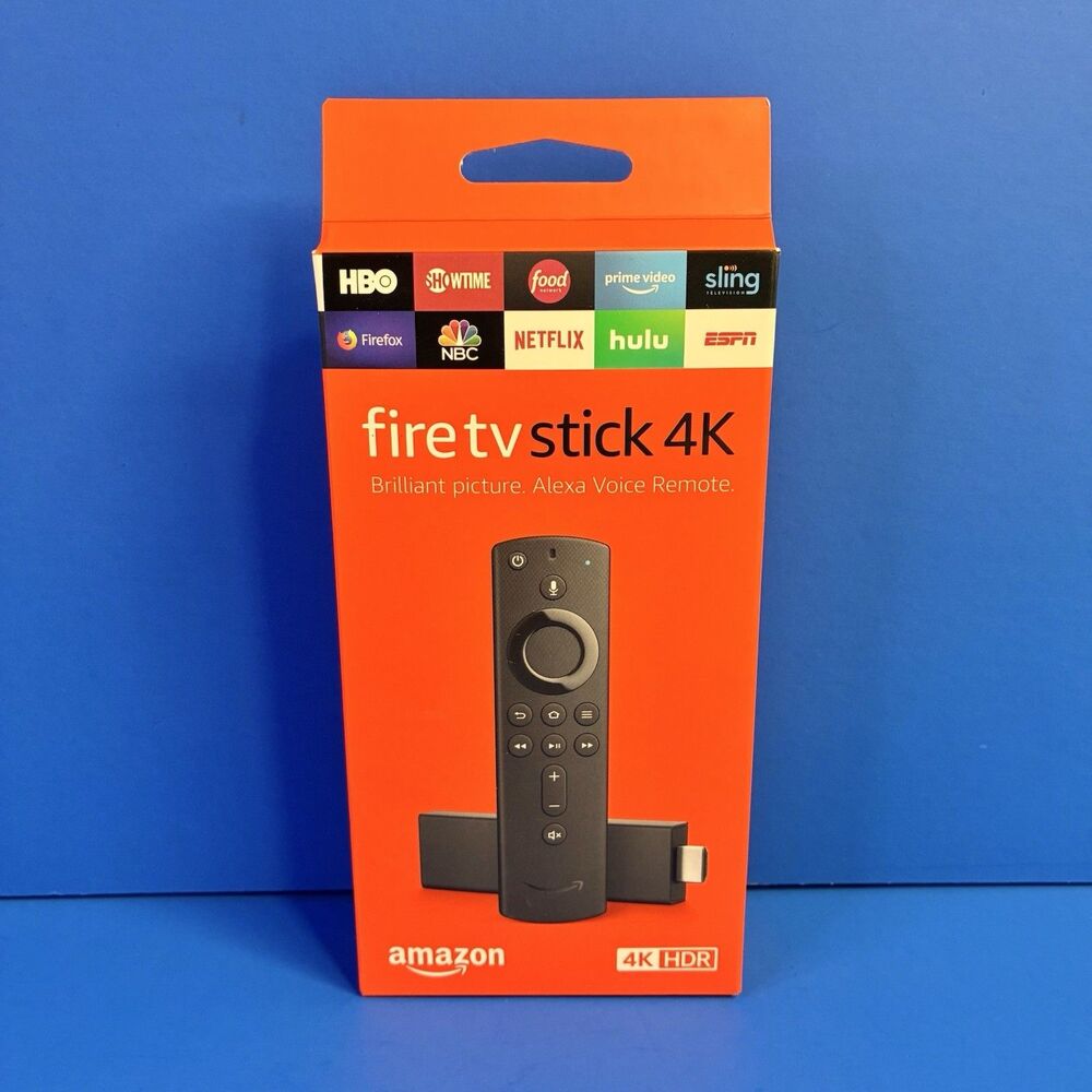 Amazon Fire TV Stick 4K Media Streamer with 2nd Gen Alexa Voice Remote - Black